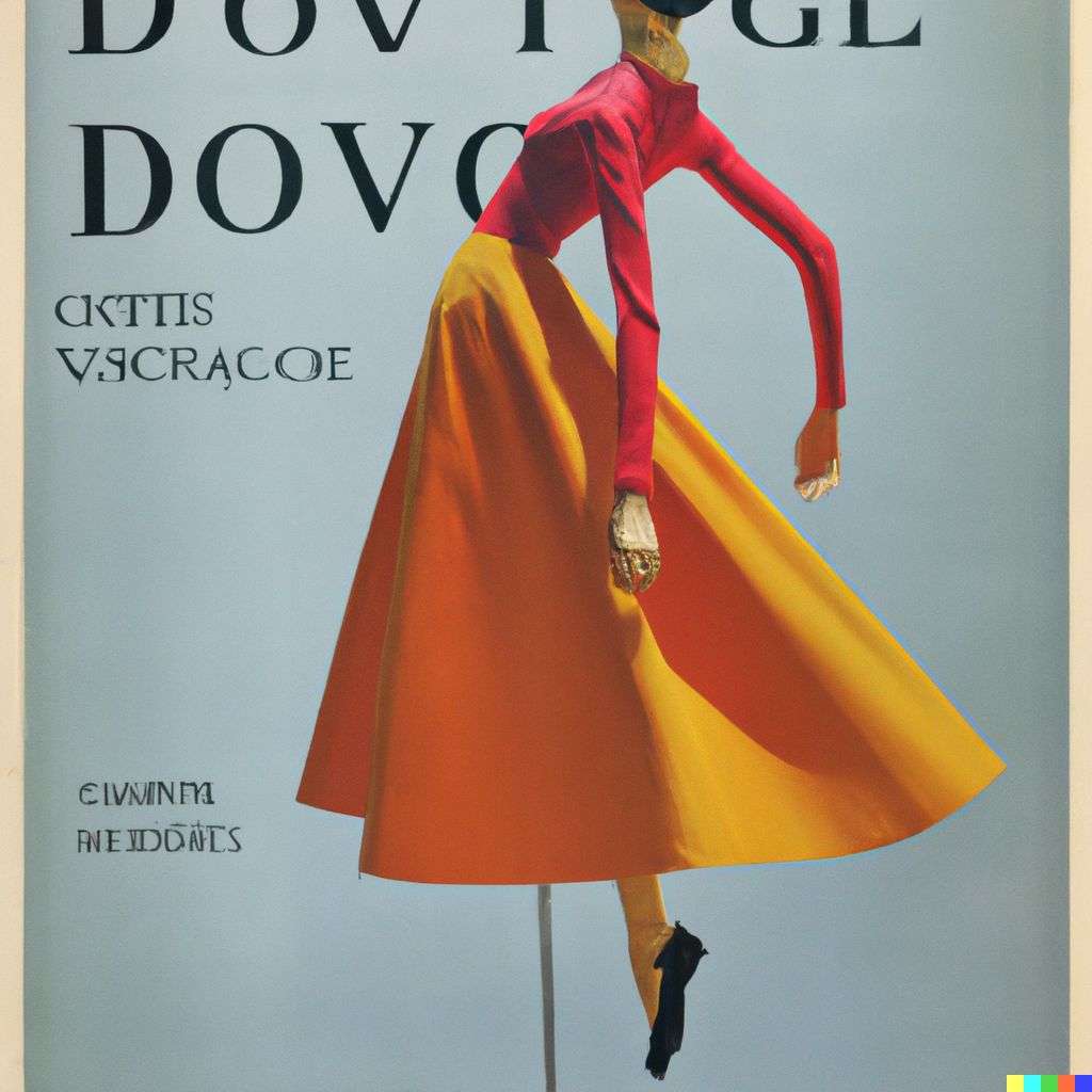 the discovery of gravity, front cover of Vogue, 1960